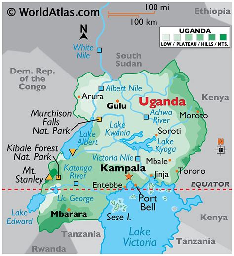Uganda Maps & Facts .